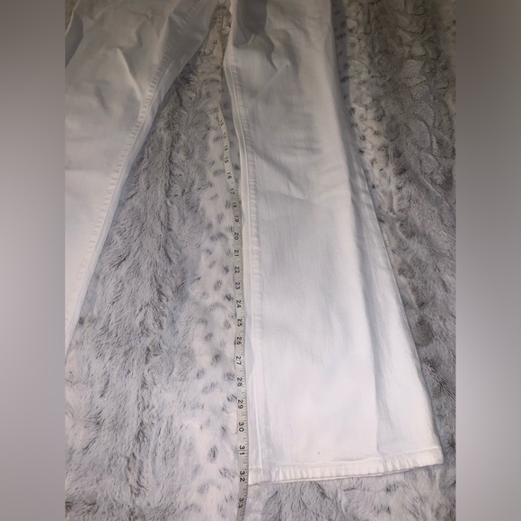 Citizens of Humanity White Ingrid Stretch Low Waist Flare Jeans - Picture 6 of 10